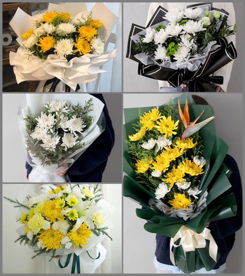 新疆巴音郭楞州和静县阿拉沟乡白事花束代送